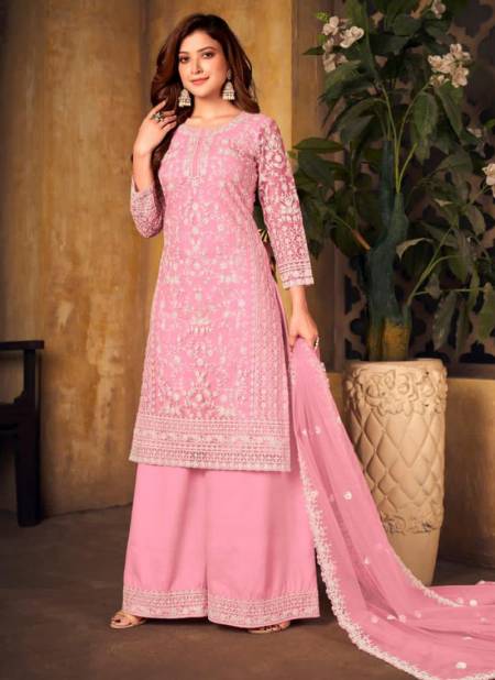 Pink Colour TWISHA VAANI 24 Heavy Festive Wear Heavy Net Salwar Suit Collection 241